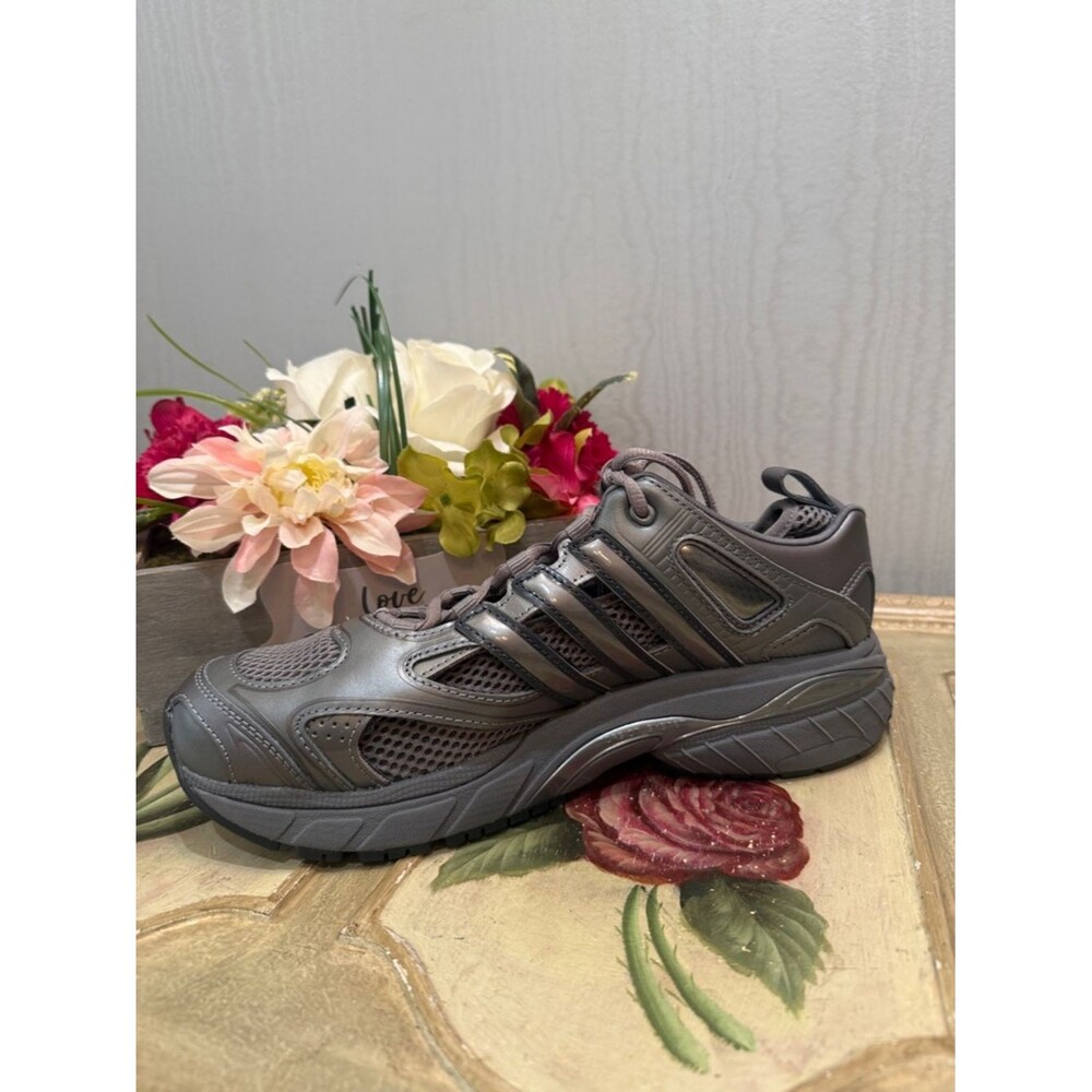 Adidas x Taqwa Bint Ali Adistar Pose Iron Metallic Sneakers Women’s Sz 9.5 - Picture 5 of 16
